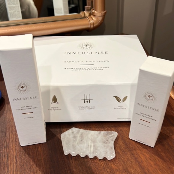 - New Innersense Harmonic Hair Renew set. Pre wash treatment, daily serum - Picture 1 of 3